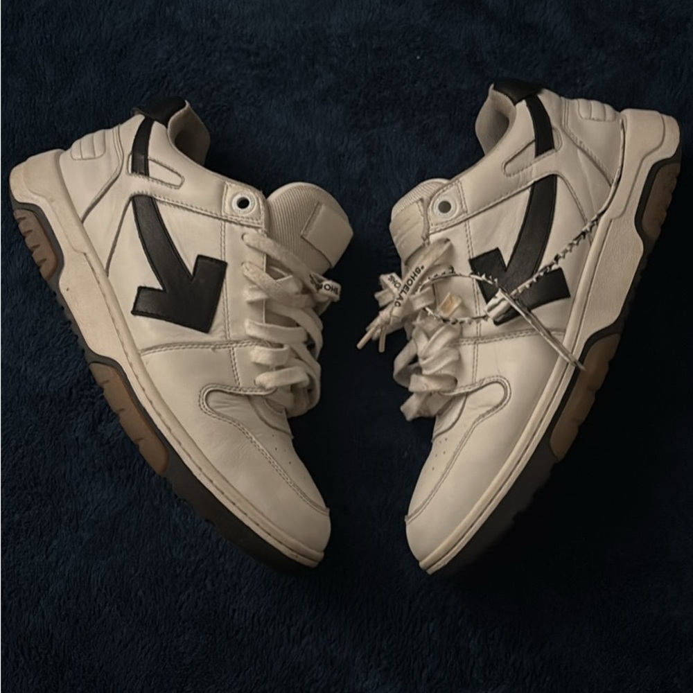 Off-White Out Of Office White And Black Sneakers
